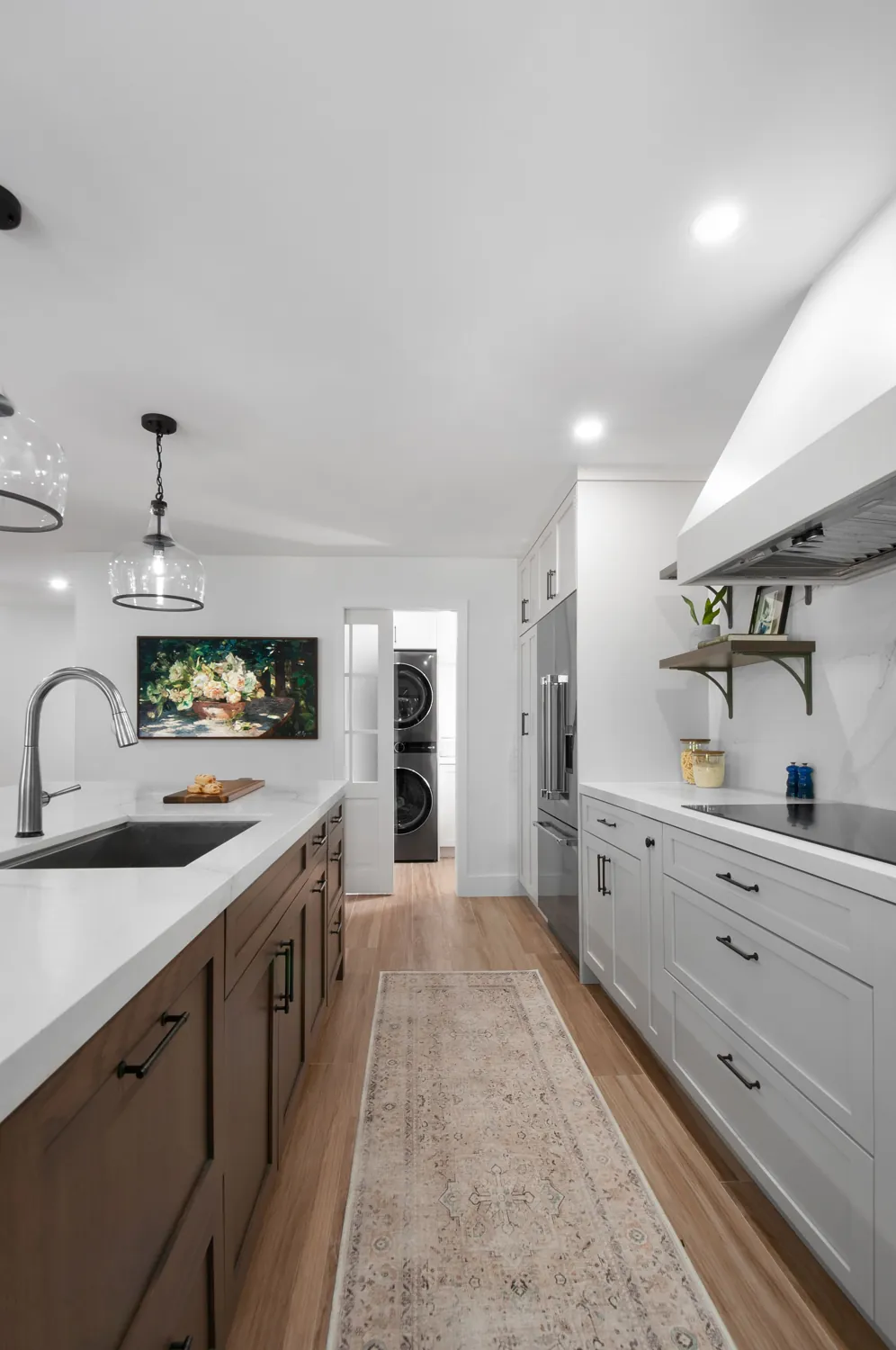 The galley, before the island went in