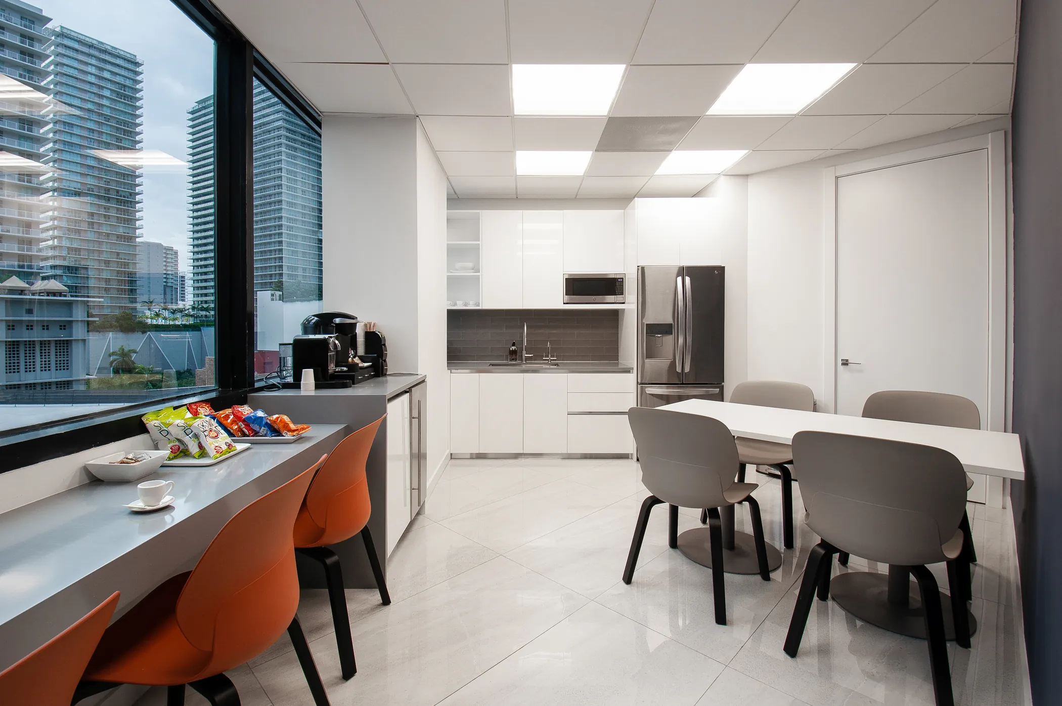 The team kitchenette