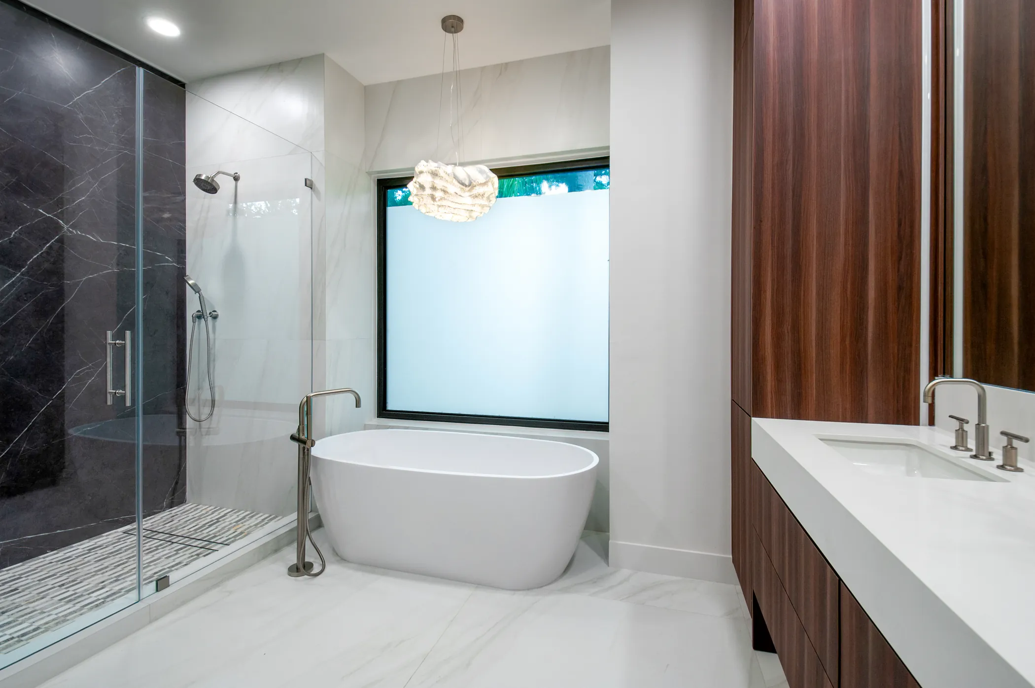 The master bath