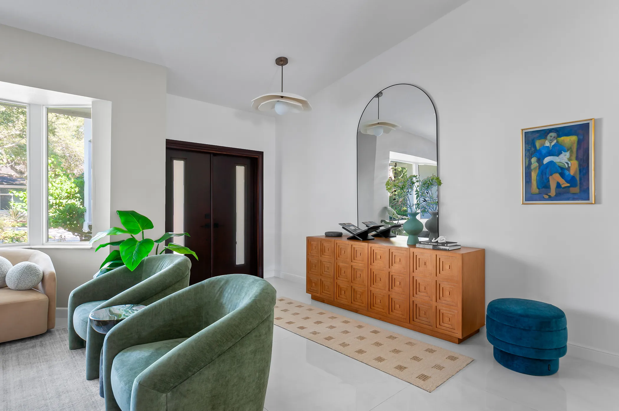 The living room, seating corner